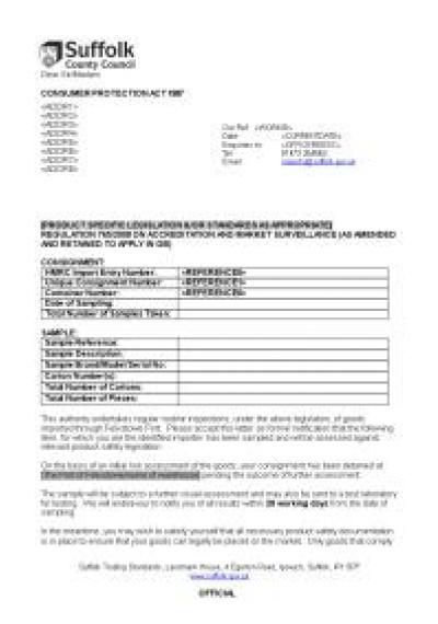 Detained notification: Suffolk