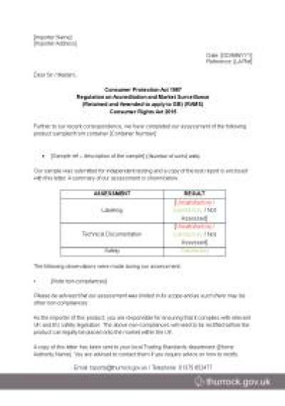 Test house non-compliant result: Thurrock